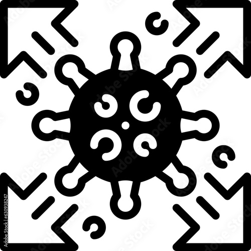 pandemic solid line icon