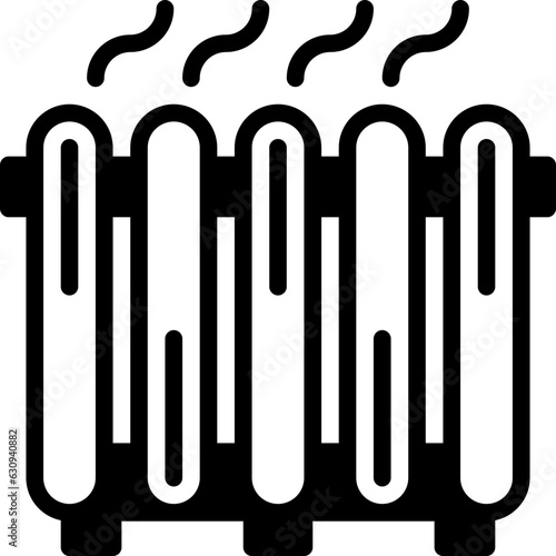 heater solid line icon