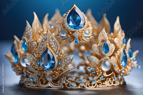 golden crown. Generative AI