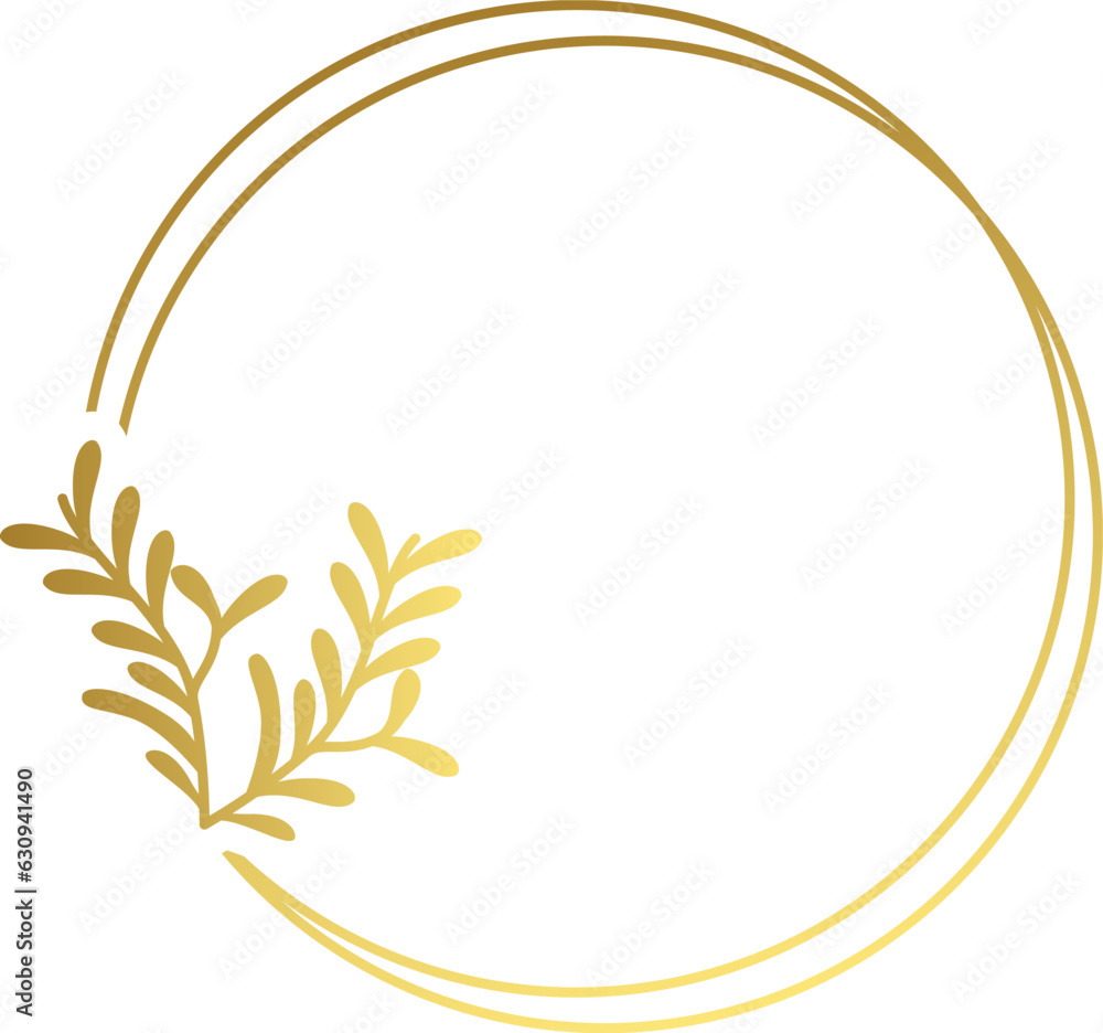 Abstract luxury gold flower vector element Abstract luxury gold flower vector element