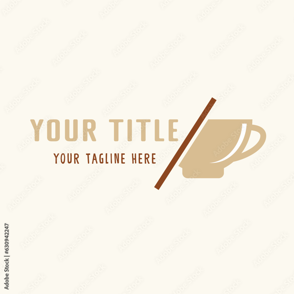 Coffee Slash Logo Coffee Slash Logo