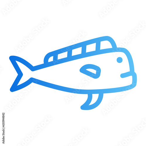 mahi mahi gradient icon