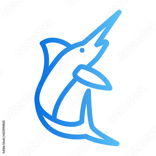 swordfish gradient icon