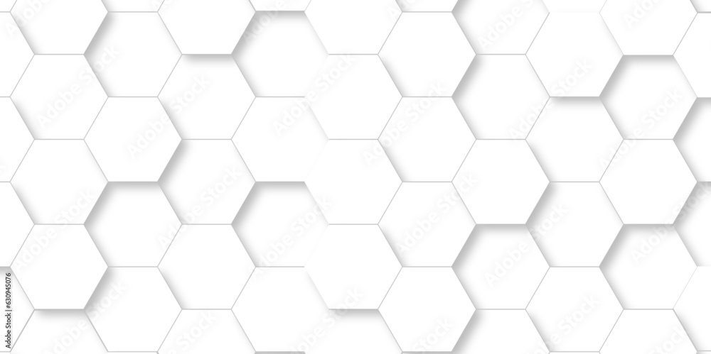 Background with white lines 3d Hexagonal structure futuristic white background and Embossed Hexagon , honeycomb white Background ,light and shadow ,Vector.
Background with white lines 3d Hexagonal structure futuristic white background and Embossed Hexagon , honeycomb white Background ,light and shadow ,Vector.