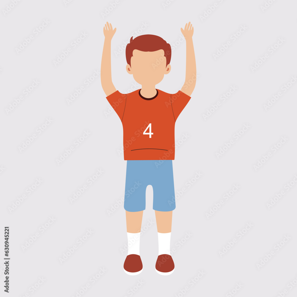 Student activity flat illustration vector element Student activity flat illustration vector element