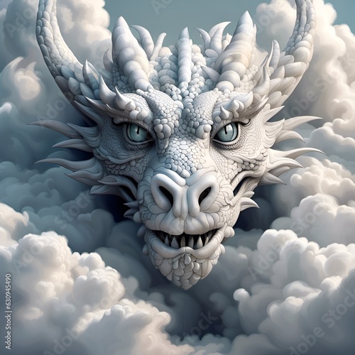 A dragon made of clouds formation © Chris