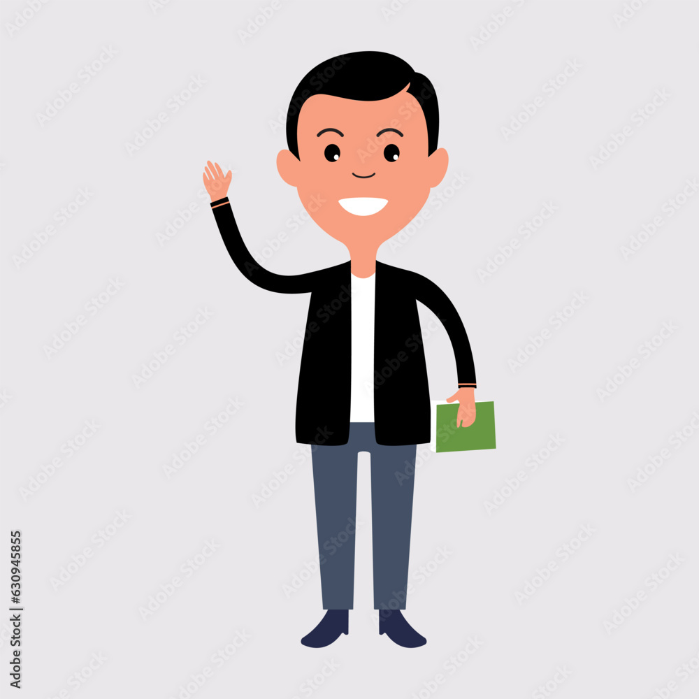 Business people activity flat illustration vector element Business people activity flat illustration vector element