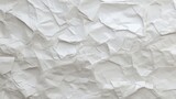 HD crumpled white paper texture background