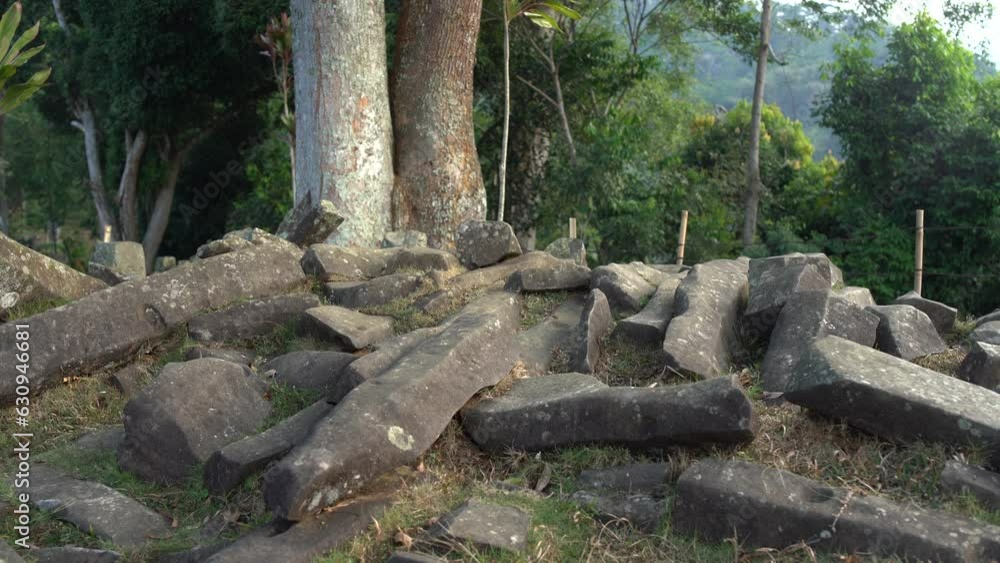 Megalithic sites Gunung Padang, Cianjur, West Java, Indonesia Megalithic sites Gunung Padang, Cianjur, West Java, Indonesia