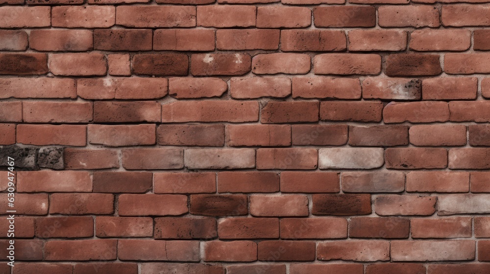 Obraz premium seamless detailed red brick wall texture