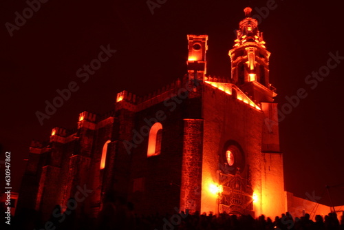 Temple in San Pedro Cholula, Puebla, México