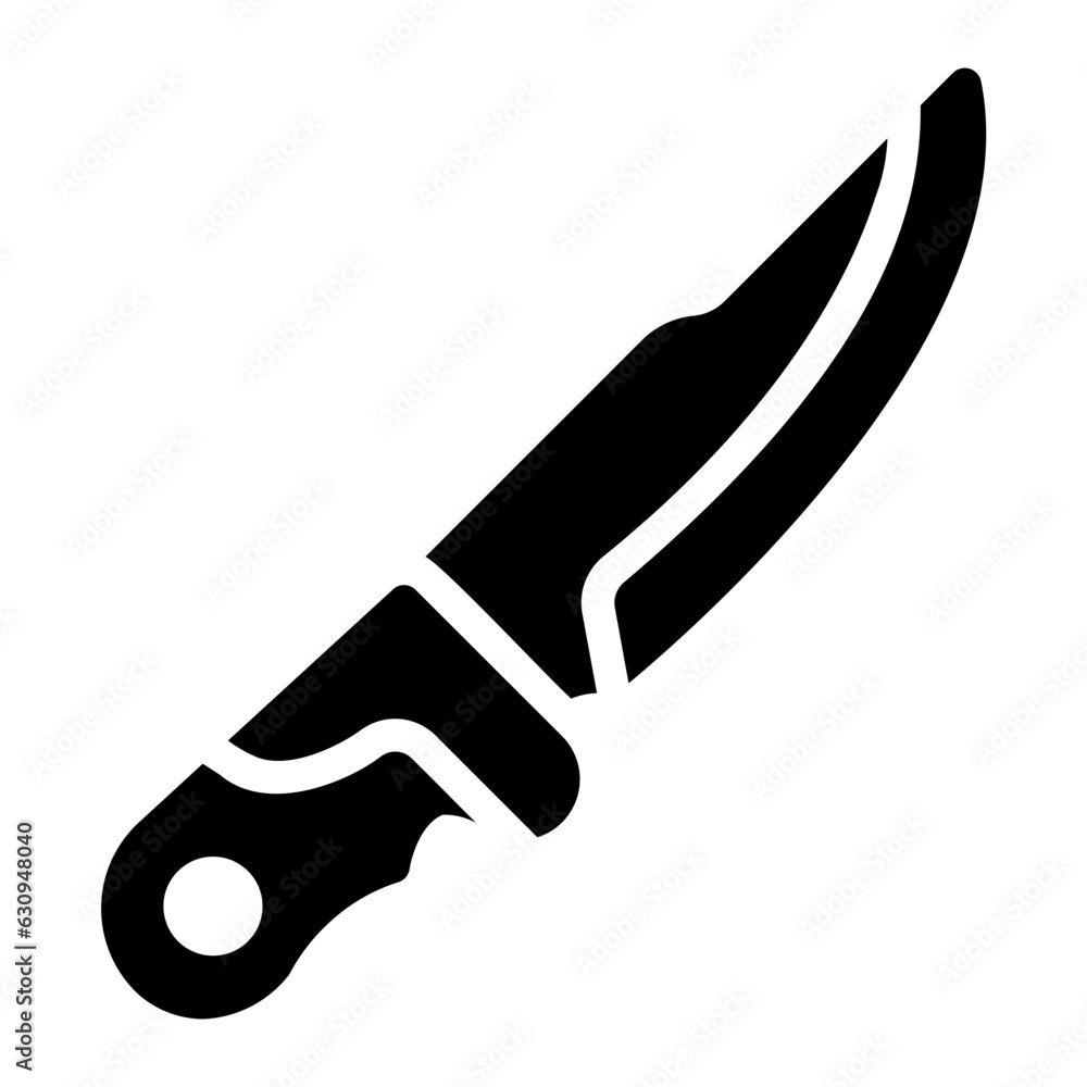 Obraz premium knife Solid icon