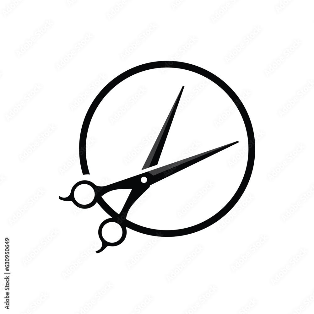 Scissors Logo, Shaver Vector, Simple Barber Shop Design, Icon, Background, Symbol, Template Scissors Logo, Shaver Vector, Simple Barber Shop Design, Icon, Background, Symbol, Template