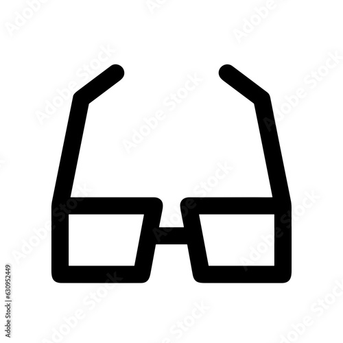 Glasses optical icon symbol image vector. Illustration of sunglasses protection eyesight graphic design image.