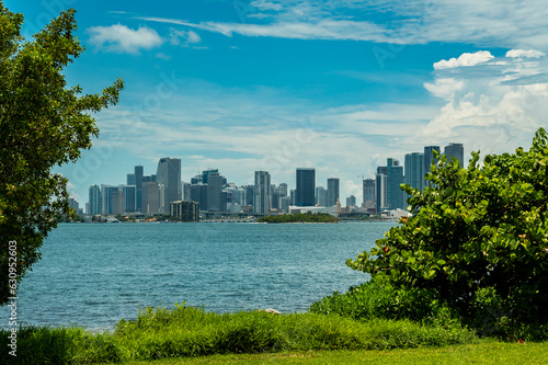 The Miami Skyline as seen from Julia Tuttle Causeway. photo