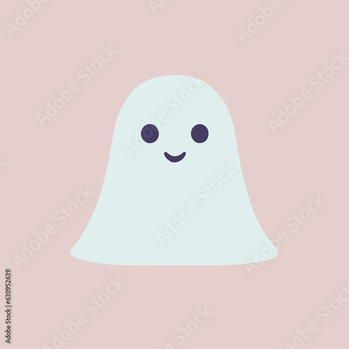 HALLOWEEN, ghosts, pastel colors, vector