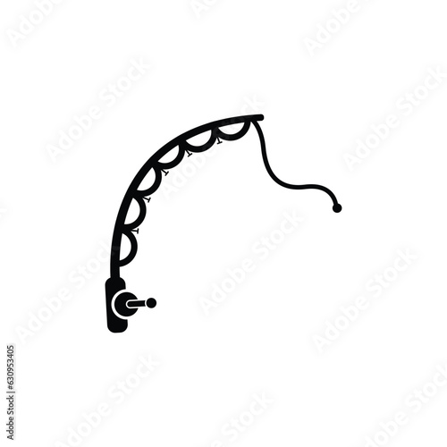fishing rod logo icon