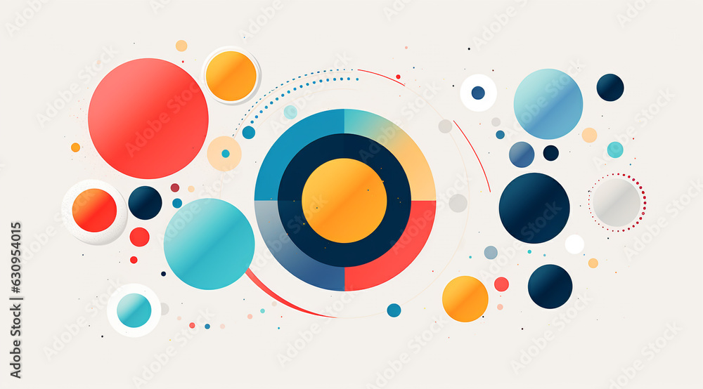 Abstract colorful circle Geometric Pattern background Abstract colorful circle Geometric Pattern background