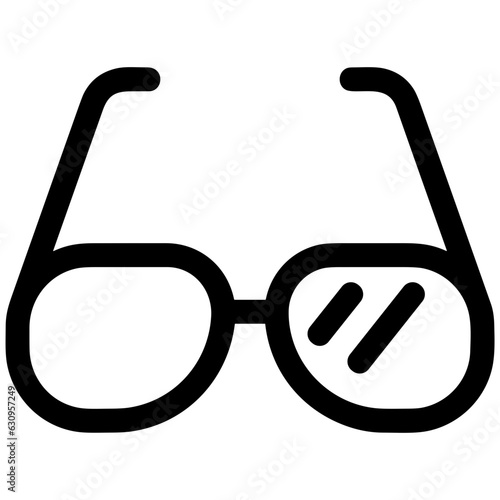 Glasses optical icon symbol image vector. Illustration of sunglasses protection eyesight graphic design image