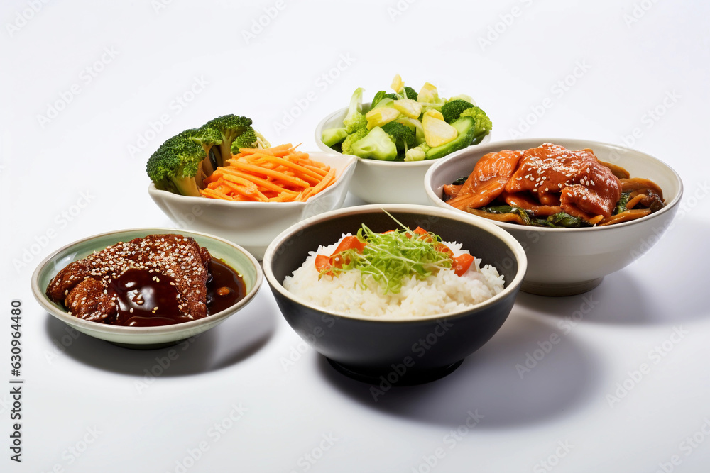 rice with vegetables as example of healthy meal rice with vegetables as example of healthy meal