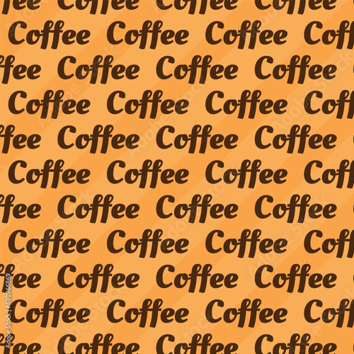 International Coffee Day Pattern Seamless Background