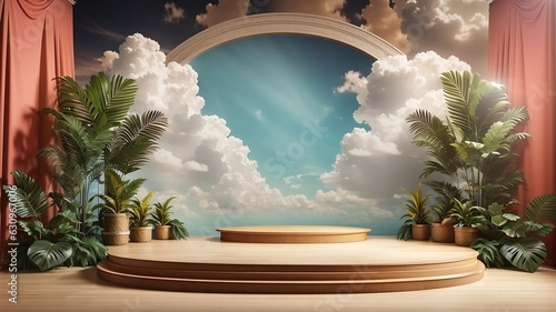 podium for product display