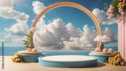 podium for product display