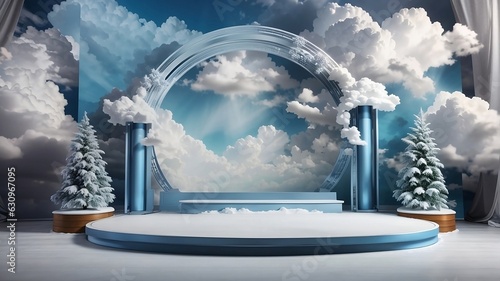 podium for product display