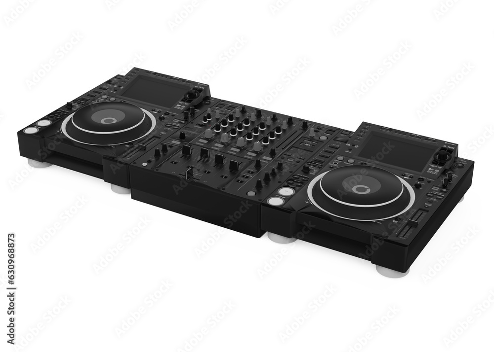 DJ Music Mixer Isolated DJ Music Mixer Isolated