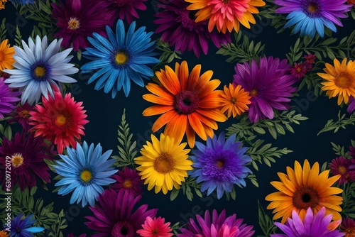 flowers background Created by AI