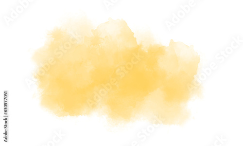 Watercolor paint brush stroke abstract splash transparent background