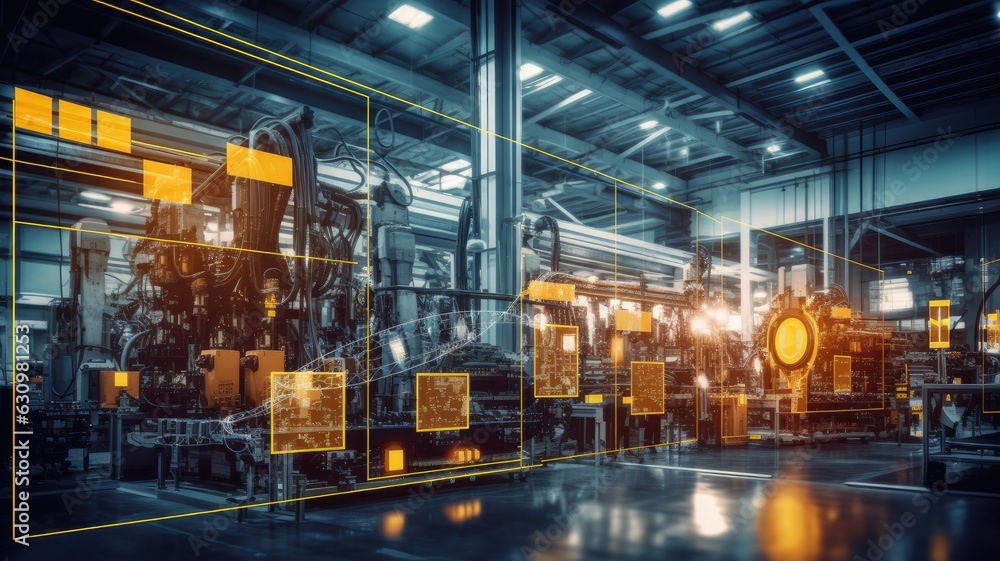 Utilizing IoT technologies to automate industrial processes, monitor equipment, and enhance productivity