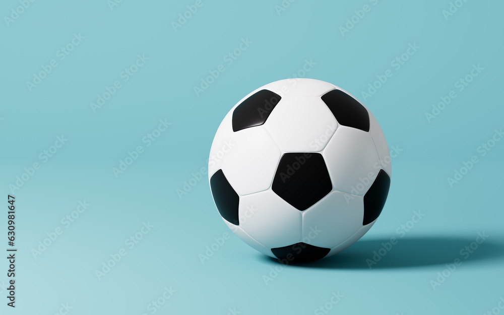 Cartoon football in the green background, 3d rendering. Cartoon football in the green background, 3d rendering.