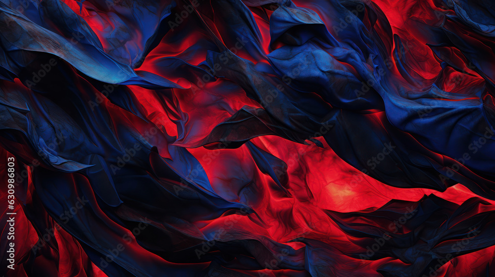 Close up red and blue lava and obsidian Close up red and blue lava and obsidian