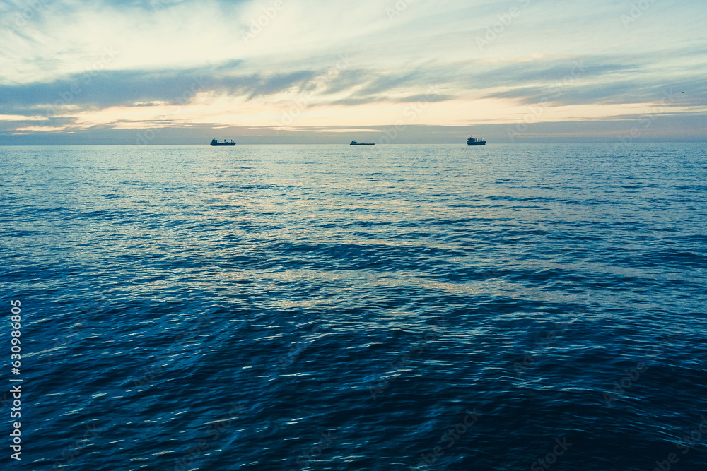 Obraz premium boat on the sea