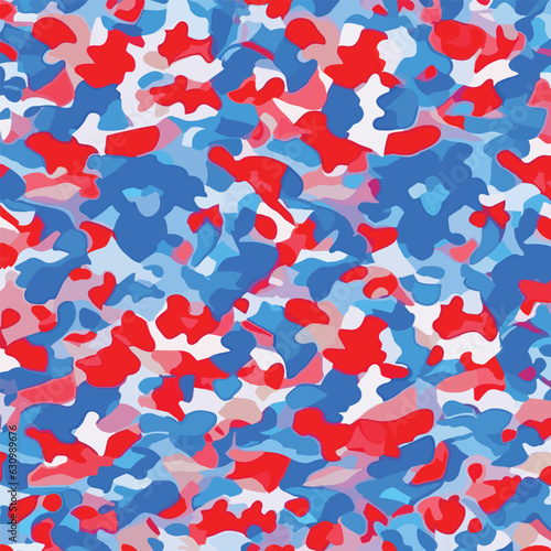 Camouflage seamless pattern. Trendy style camo colors