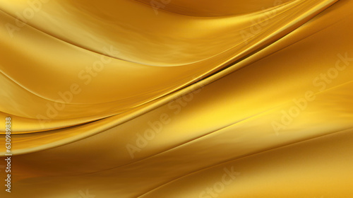Gold textile background with yellow shadow.