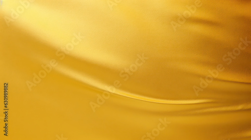 Gold  textile background with yellow shadow. © tashechka