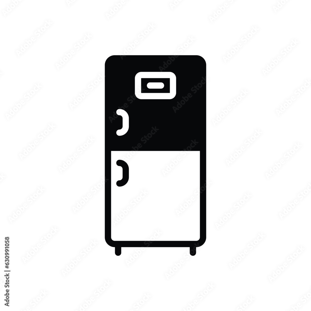 Refrigerator icon vector stock illustration. Refrigerator icon vector stock illustration.