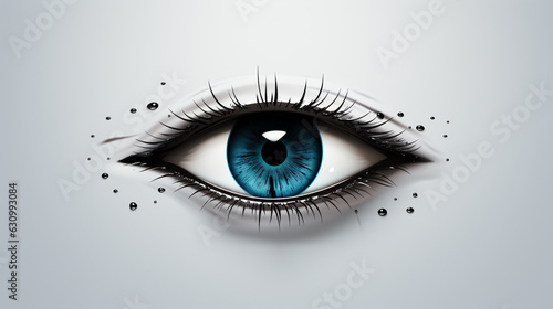 Fotografie, Tablou eyes logos