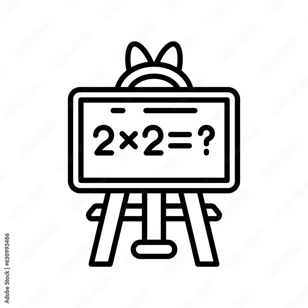 Study Board icon in vector. Illustration Study Board icon in vector. Illustration