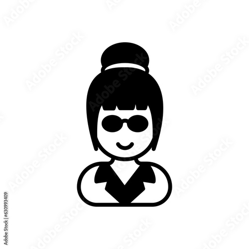 Teacher icon in vector. Illustration
