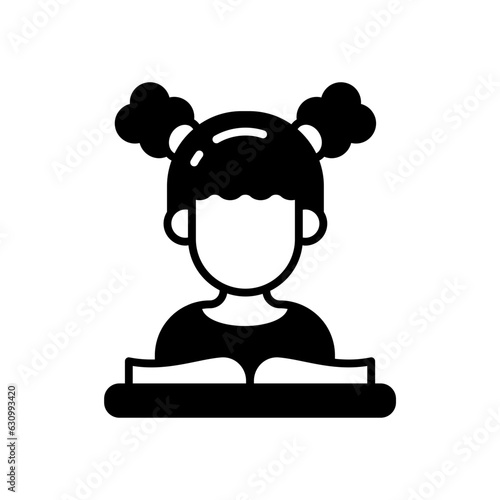 Reading icon in vector. Illustration