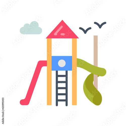Playground icon in vector. Illustration