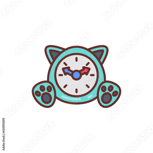 Alarm Clock icon in vector. Illustration
