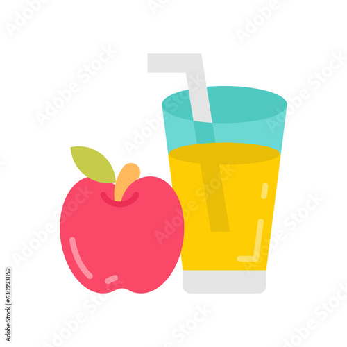 Apple Juice icon in vector. Illustration