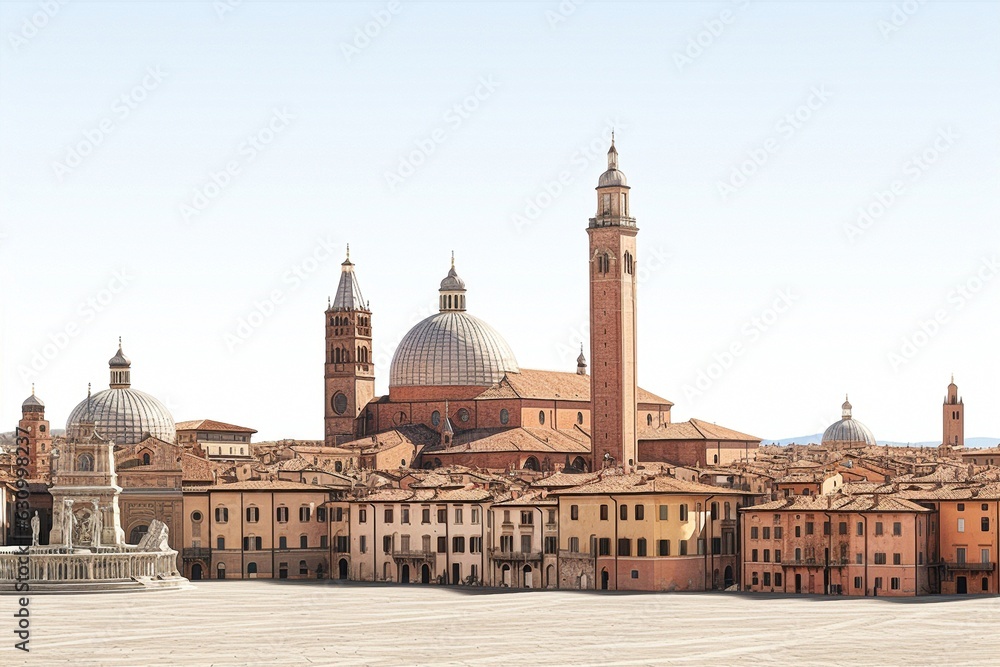 Bologna isolated on white background/