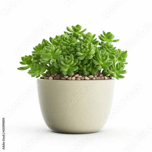 Succulent Plant Isolated On White Background