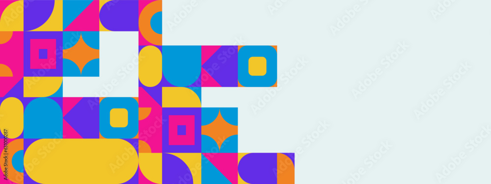 Abstract geometric pattern design in retro style. Vector illustration. Abstract geometric pattern design in retro style. Vector illustration.
