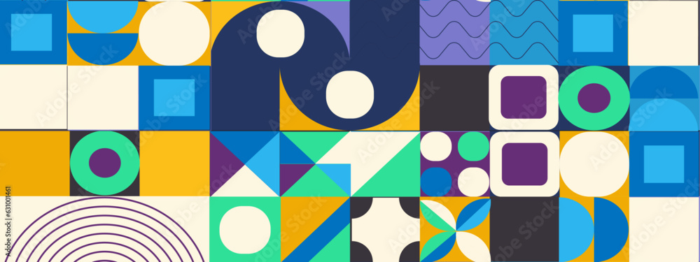 Festive geometric mosaic seamless pattern illustration with colorful abstract shapes. Christmas season background print. Scandinavian minimalist shape texture, retro geometry collage. Festive geometric mosaic seamless pattern illustration with colorful abstract shapes. Christmas season background print. Scandinavian minimalist shape texture, retro geometry collage.